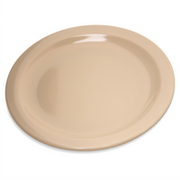 Dallas Ware® 7-1/5-Inch Tan Round Narrow Rim Melamine Salad Plate