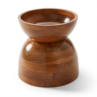 American Metalcraft AHBS2 Loft Collection Wooden Dishes