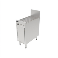 Perlick Top Shelf 12-Inch Wide Full-Depth Underbar Storage Cabinet with Drainboard Top