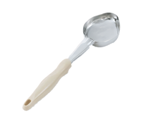 Vollrath Jacob's Pride 3 oz Solid Oval Bowl Spoodle Portion Control Serving Spoon, Ivory Handle
