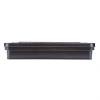 Cambro Versa 4-Foot Tabletop Cold Food Bar Base, Body/Basin Only, Black, 3 x GN 1/1 4-Inch Pan Capacity