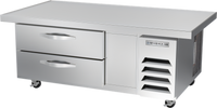 Beverage-Air One-Section Worktop Cook Stand Freezer with 2 Drawers, 60-Inch Wide, Self-Contained R290