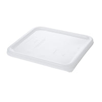 Rubbermaid Commercial Square Leak-Resistant Snap-Tight Food Pan Lid for 2, 4, 6 & 8 Qt Pans, White