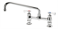 Krowne Royal Series Commercial Deck-Mount Faucet with 12-Inch Swing Spout