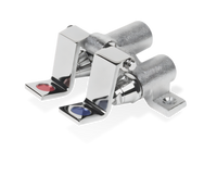 Steel Works Stainless Double Foot Valve for Pedestal Hand Sinks
