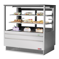 Turbo Air Straight Front Refrigerated Bakery Display Case, 48-Inch, 15.6 Cu. Ft., Self-Contained