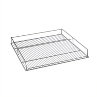 Beverage-Air Flat Chrome Wine Rack for MMR27, 14-Bottle Capacity
