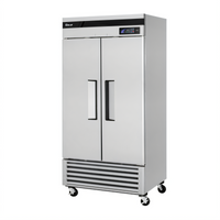 Turbo Air Super Deluxe Two-Section Reach-In Refrigerator, Bottom Mount, Solid Doors, 29.19 Cu. Ft.
