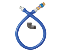 Dormont Blue Hose 1 Inch I.D. x 36 Inch Moveable Gas Connector Hose Assembly with SnapFast Quick-Disconnect