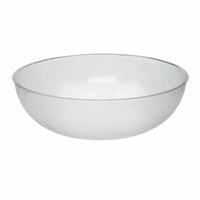 Cambro Camwear 40 Qt. 23-Inch Round Pebbled Serving Bowl, Clear Polycarbonate