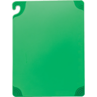 Saf-T-Grip Green Co-Polymer Cutting Board with Anti-Slip Grips, 18 x 24 x 1/2 Inch