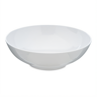 Epicure® 36 oz 8-Inch White Melamine Round Coupe Chef Salad/Serving Bowl