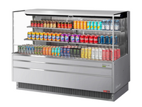 Turbo Air 70-3/4-Inch Low-Profile Horizontal Open Display Merchandiser, 23.4 Cu. Ft., Self-Contained Refrigeration