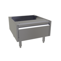 Glastender Underbar Add-On Cabinet Base with Hinged Door, 22 Inch Wide, Stainless Steel