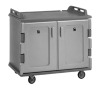 Insulated Low-Profile 20-Tray Meal Delivery Cart for 14 x 18 Trays