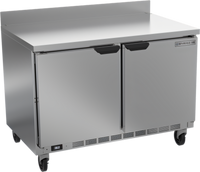 Beverage Air WTR48AHC 48-Inch Two-Section Solid Door Worktop Refrigerator