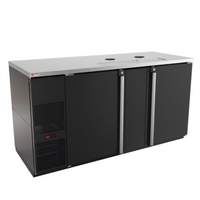 Pro-Line E-Series Two-Section Draft Beer Cooler, 28 Cu. Ft., 69-1/2 Inch, Self-Contained Refrigeration