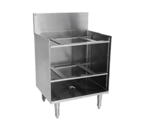 Eagle Spec-Bar Underbar Glass Rack Storage Unit, 18 x 24 Inches, Open Front Base, 304 Stainless Steel