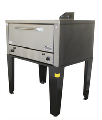 Peerless CW51P Single-Deck Gas Pizza Oven with 42 x 32 Inch Stone Deck, 50-Inch Wide Footprint