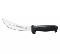 Mundial 6-Inch Stamped Skinning Knife with High Carbon/No-Stain Blade and Black Polypropylene Handle