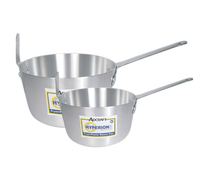 Hyperion3 5 Qt Tapered 3003 Aluminum Fryer Pot with Chrome-Plated Riveted Hook and Handle