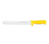 Mundial 10-Inch Serrated Slicing Knife with Yellow Polypropylene Handle