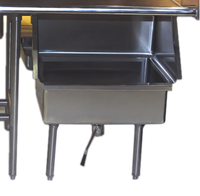 Advance Tabco DTA-82 Undermount Dump Sink with 15 x 20 x 8 Inch Bowl