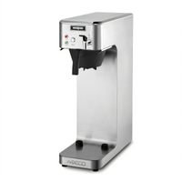 Waring Café Deco Automatic Fill Airpot Coffee Brewer with Hot Water Faucet, Stainless Steel