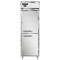 Continental Refrigerator Designer Line DL1W-SA-HD One-Section Reach-In Heated Holding Cabinet with Half-Height Doors