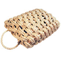 Micro Matic Rope Keg Bumper with Pillow-Type Cushion, 9 x 15 x 14 Inches