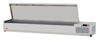 Turbo Air E-Line 70-7/8-Inch Countertop Salad Prep Table with Side-Mounted Self-Contained Refrigeration, 8 GN 1/3 Pan Capacity
