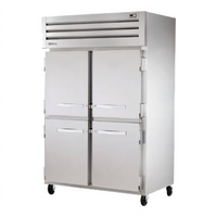 True SPEC SERIES Two-Section Reach-In Freezer, -10°F, 4 Half Doors with Locks, Self-Contained Top-Mounted