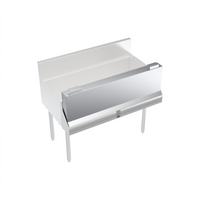 Krowne Royal Series Single 40-Inch Stainless Steel Speed Rail Locking Cover