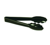 Crestware 12-Inch Black Polycarbonate Salad Tongs
