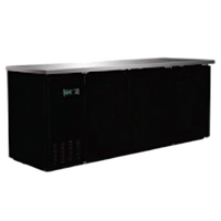 Serv-Ware 73-Inch 3-Door Back Bar Bottle Cooler, 17.2 Cu. Ft.
