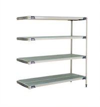 MetroMax i 4-Shelf Add-On Polymer Shelving Unit, 60