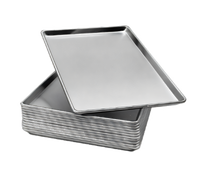 Channel Manufacturing Full-Size Solid Aluminum Bun Pan with Rolled Edge