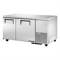 True TUC-60-32-HC Deep Undercounter Refrigerator, 2-Section, Self-Contained, 60-1/4-Inch Wide