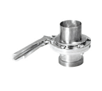 Cleveland Range 3-Inch Butterfly Valve with Acme Thread for Steam Kettles