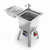 Power Soak Silver Soak Stationary Silverware Pre-Wash Sink, 11 Gallon, 230V