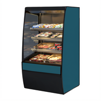 Federal Industries Vision Series Non-Refrigerated Self-Serve High Profile Merchandiser with Curved Ends and 4 Adjustable Shelf Tiers