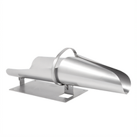 Commercial Stainless Steel Stuffing Horn, Large, 32-Inch, for Netting Sizes 20-28