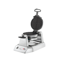 Waring Commercial Classic Double Round Countertop Waffle Maker