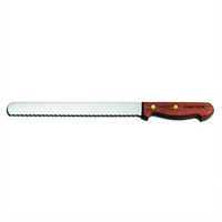 Dexter Russell Traditional 12-Inch Scalloped Slicer Knife with Rosewood Handle