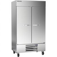 Beverage Air Horizon Series HBR44HC-1 Two-Section Bottom Mount Reach-In Refrigerator with Solid Doors, 40.2 Cu. Ft.