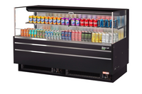 Turbo Air 70-3/4-Inch Low-Profile 2-Tier Horizontal Open Display Merchandiser