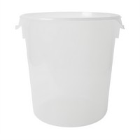 Rubbermaid Commercial 22 Qt Clear Round Stackable Food Storage Container