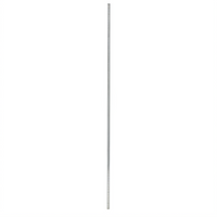 Olympic 74-Inch Mobile Wire Shelving Post for Stem Casters, Chromate Finish