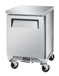 Turbo Air M3 Series Shallow-Depth Undercounter Refrigerator, 1-Section, 2.29 Cu. Ft., Solid Door