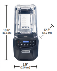 Summit Edge High-Performance Countertop Blender with Quiet Shield, Stackable 48 oz. Container, 120V